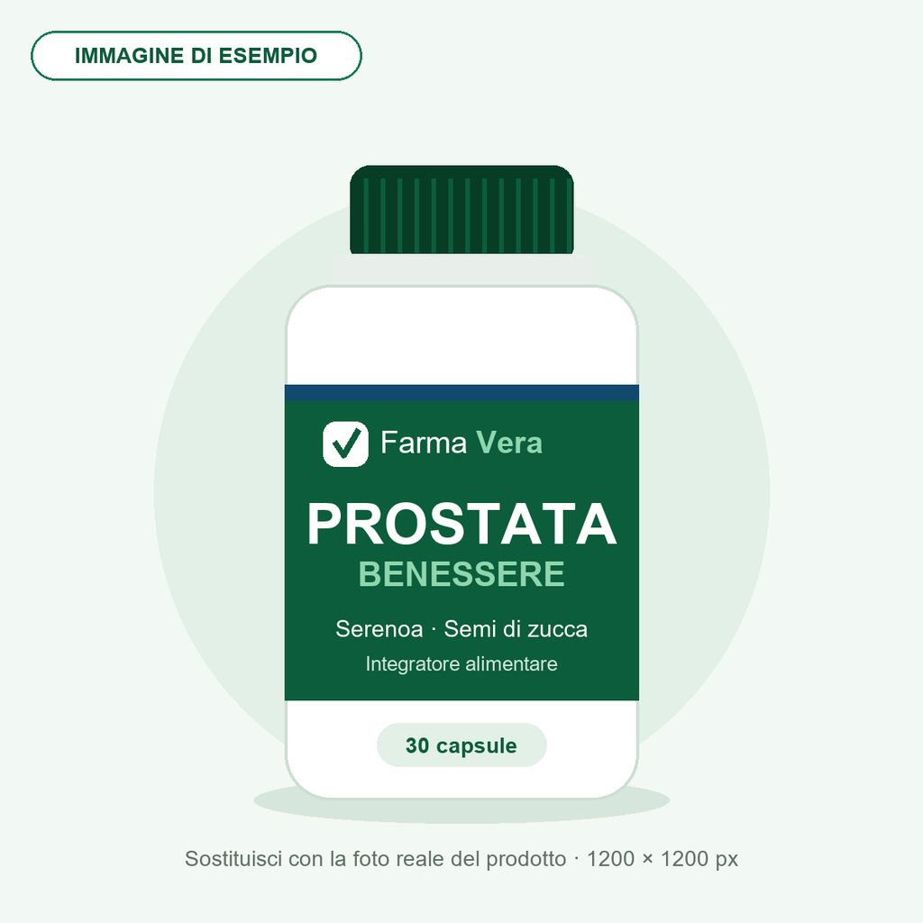 Prostata Benessere · Serenoa e Semi di Zucca · 30 capsule