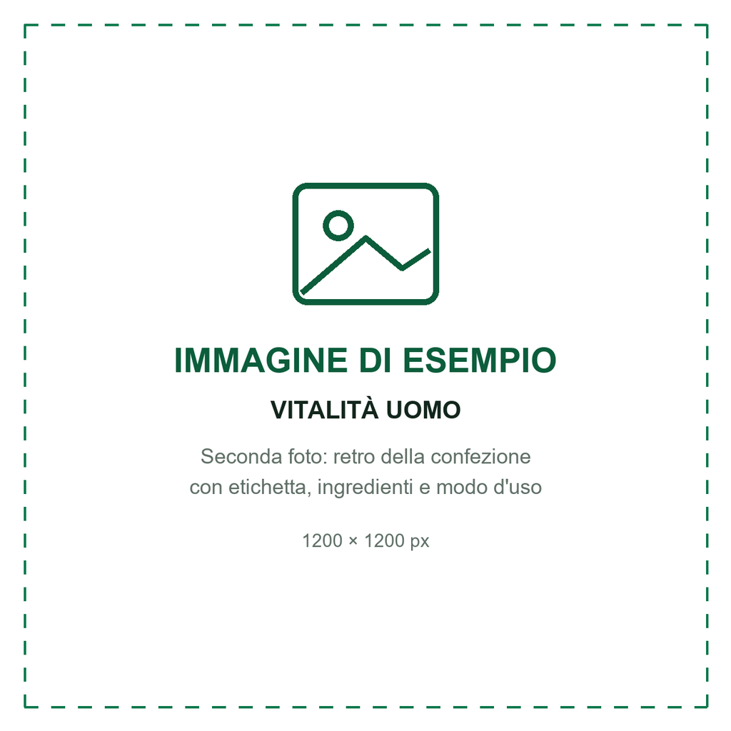 Vitalità Uomo · Zinco, Selenio e Tribulus · 30 compresse
